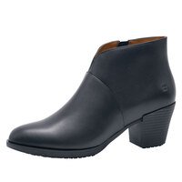 Shoes For Crews 56155 Delilah Women's Size 8 1/2 Medium Width Black Water-Resistant Soft Toe Non-Slip Dress Shoe