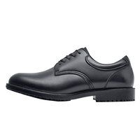 Shoes For Crews 6006 Cambridge Men's Size 7 1/2 Medium Width Black Water-Resistant Soft Toe Non-Slip Dress Shoe