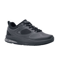 Shoes For Crews 29167W Revolution II Women's Size 9 1/2 Wide Width Black Water-Resistant Soft Toe Non-Slip Athletic Shoe