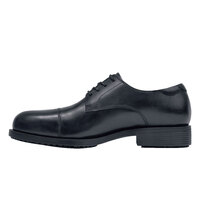 Shoes For Crews 8201 Senator Men's Size 7 1/2 Medium Width Black Water-Resistant Steel Toe Non-Slip Dress Shoe