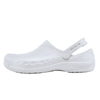 Shoes for Crews 68594 Zinc Unisex Size 10 Medium Width White Water-Resistant Soft Toe Non-Slip Casual Shoe