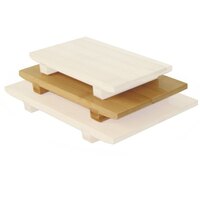 Medium Bamboo Sushi Serving Board - 6/Pack