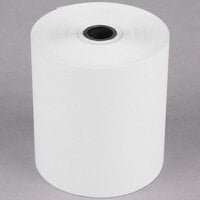 Point Plus 3 inch x 90' Carbonless 2-Ply Cash Register POS Paper Roll Tape - 50/Case