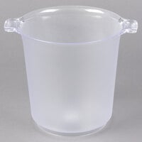 Fineline Platter Pleasers 3403 Heavy Duty Disposable Plastic 4 Qt. Wine / Champagne Chiller Ice Bucket