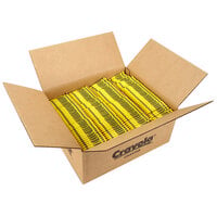 Crayola 528360M034 Classic Yellow Crayon - 3000/Case