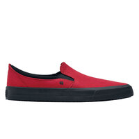 Shoes For Crews 33700 Ollie II Men's Size 10 1/2 Medium Width Red Water-Resistant Soft Toe Non-Slip Canvas Shoe
