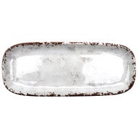 GET CS-146-FM French Mill 14 1/2" x 5 1/2" Rectangular Melamine Platter - 12/Case