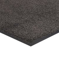 Lavex Gray Washable Nylon Rubber-Backed Indoor Entrance Mat