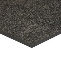 Lavex Janitorial 3' x 10' Slate Washable Nylon Rubber-Backed Indoor Entrance Mat