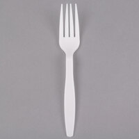 Visions White Heavy Weight Plastic Fork