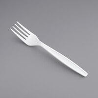 Visions White Heavy Weight Plastic Fork
