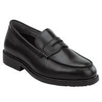 SR Max SRM3010 Burlington Men's Size 10 1/2 Medium Width Black Soft Toe Non-Slip Penny Loafer Dress Shoe