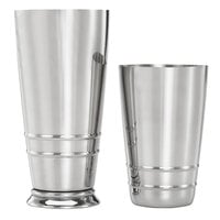 Barfly M37125 2-Piece Heavy-Duty Weighted Stainless Steel Cocktail Shaker Tin Set with 18 oz. and 28 oz. Cocktail Shaker Tins