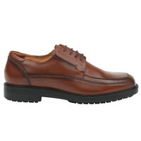 SR Max SRM3050 Manhattan Men's Size 9 Medium Width Brown Soft Toe Non-Slip Oxford Dress Shoe