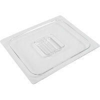 San Jamar CI7114L Chill-It 1/2 Size Clear Food Pan Lid with Handle
