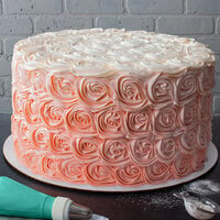20 inch White Corrugated Cake Circle - 125/Bundle