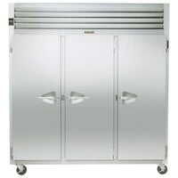 Traulsen G31310 77 inch G Series Solid Door Reach in Freezer with Left / Right / Right Hinged Doors