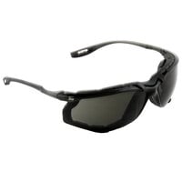 3M 11873-00000-20 Virtua CCS Scratch Resistant Anti-Fog Safety Glasses with Vented Foam Gasket - Gray with Gray Lens