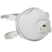 3M 8212 N95 Particulate Respirator with Cool Flow Valve, Foam Face Seal, and Cake-Resistant Filters - 10/Pack