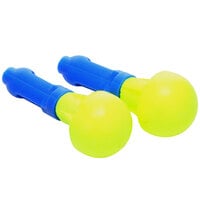 3M 318-1002 E-A-R™ Push-Ins™ Yellow / Blue Uncorded Foam Earplugs - 200/Pack