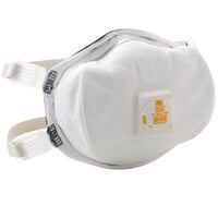 3M 8233 N100 Particulate Respirator with Cool Flow Valve and Foam Face Seal