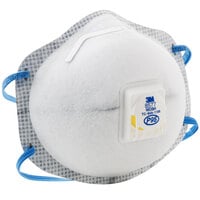 3M 8577 P95 Particulate Respirator with Cool Flow Valve and Nuisance Level Organic Vapor Relief - 10/Pack
