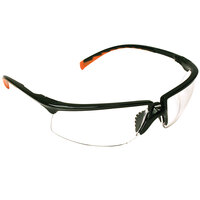 3M 12261-00000-20 Privo Scratch Resistant Anti-Fog Safety Glasses - Black / Orange with Clear Lens