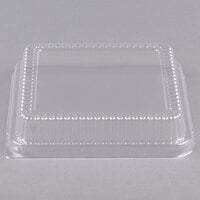 Durable Packaging P1155-500 Clear Lid for 8 inch Square Foil Cake Pan - 25/Pack