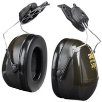 3M H7P3E PELTOR™ Optime™ 101 Black / Green Cap-Mount Earmuffs