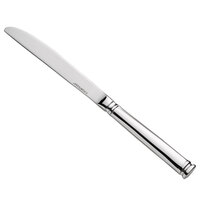 Fortessa 1.5.130.00.005 Bistro 9 11/16 inch 18/10 Stainless Steel Extra Heavy Weight Table Knife - 12/Case