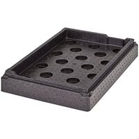 Cambro EPPCTS Cam GoBox® 3 3/8 inch Black Camchiller® Insert for Top Loader Insulated Food Pan Carriers