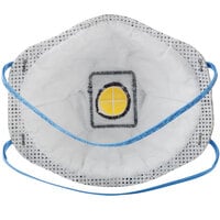 3M 8576 P95 Particulate Respirator with Cool Flow Valve and Nuisance Level Acid Gas Relief - 10/Pack
