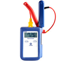 Comark KM28KIT Type-K Thermocouple Thermometer Kit with Protective Rubber Boot and Thin Tip Penetration Probe
