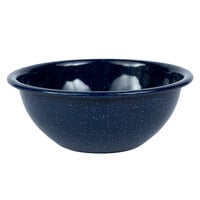 Crow Canyon Home K17NVY Stinson 20 oz. Navy Speckle Enamelware Bowl