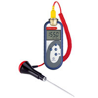 Comark C48/P13 Waterproof Type-K Thermocouple Thermometer Kit with Standard Industrial Penetration Probe