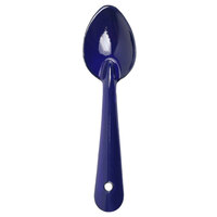 Crow Canyon Home S49BLU Pacifica 6 inch Blue Enamelware Serving Spoon