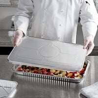 Choice Full Size 43 Gauge Foil Steam Table Pan Lid - 10/Pack
