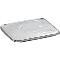 Choice Half Size Foil Steam Table Pan Lid - 20/Pack