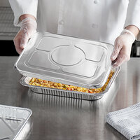 Choice Half Size Foil Steam Table Pan Lid - 20/Pack