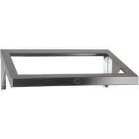 Steril-Sil WSA-1HP Stainless Steel Angled Wall-Mount Shelf for Full Sized Hotel Pan
