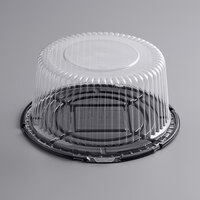 Choice 10" High Dome Cake Display Container with Clear Dome Lid