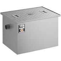 Regency 30 lb. 15 GPM Grease Trap with 2 inch Non-Threaded Connections