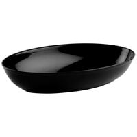 Fineline OB4532.BK Platter Pleasers 32 oz. Black Polystyrene Luau Bowl   - 50/Case