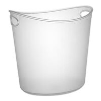 Fineline 3404 Platter Pleasers 1 Gallon Clear Ice Bucket - 6/Case