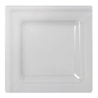 Fineline Settings 1610-CL Solid Squares 10 3/4 inch Clear Square Dinner Plate - 120/Case