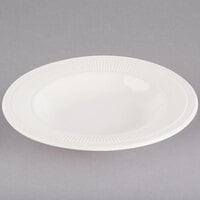 15 oz. Ivory (American White) Embossed Rim China Soup Dish - 24/Case