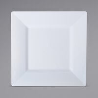 Fineline Settings 1604-WH Solid Squares 4 1/2 inch White Square Cocktail Plate - 120/Case