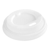 EcoChoice 4 oz. Translucent Compostable Paper Hot Cup Lid - 1000/Case