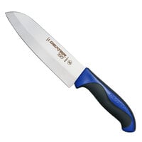 Dexter-Russell 36004C 360 Series 7 inch Santoku Knife with Blue Handle