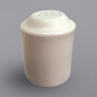International Tableware PS-3 Roma 3 inch Ivory (American White) Stoneware Pepper Shaker - 36/Case